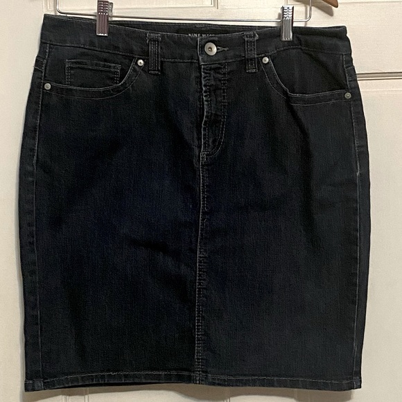 Nine West jean skirt